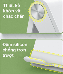 Giá đỡ điện thoại UGREEN LP247 – Thiết kế dạng trượt điều chỉnh độ cao – Đệm silicon chống trước, thiết kế nhỏ gọn