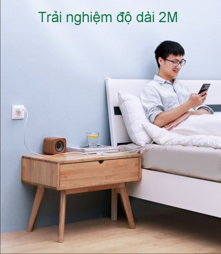 Cáp sạc nhanh 100W Type C UGREEN US300