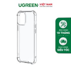 Ốp iPhone 12 chống shock UGREEN LP408 – Chất liệu TPU cao cấp chống bám vân tay, thiết kế siêu mỏng – Túi khí 4 góc chống va đập