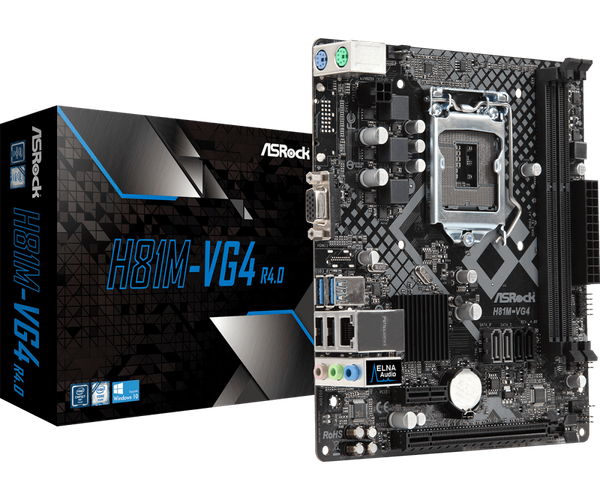 MAINBOARD ASROCK H81M-VG4 (R4.0)