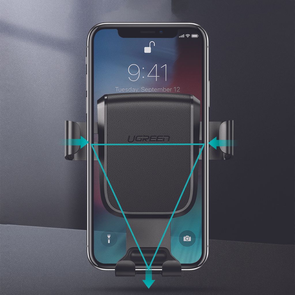 Giá đỡ điện thoại UGREEN LP200 – Chân hít mặt kính, kích thước màn hình 4.7 0 6.5 inch – Chống shock, rung lắc