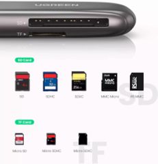 Đầu đọc thẻ Ugreen TF+ SD – Cổng USB 3.0 truyền tải tốc độ cao 5Gbps