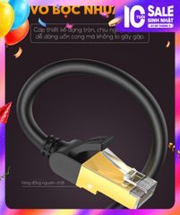 Cáp mạng LAN Cat 7 F/FTP đầu đúc bọc kim loại UGREEN NW107