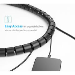 Dây dạng ống xoắn PE bảo vệ các loại dây cáp dài 3m UGREEN LP121 30819