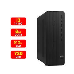 MÁY TÍNH ĐỂ BÀN (PC) HP 280 Pro G9 SFF i3-14100(4*3.5)/8G/512GSSD/WL/BT/KB/M/W11SL/ĐEN (AY2F6PT)