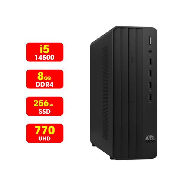 MÁY TÍNH ĐỂ BÀN (PC) HP 280 Pro G9 SFF i5-14500(14*2.6)/8G/256GSSD/WL/BT/KB/M/W11SL/ĐEN (AY2F8PT)