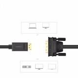 Dây cáp DisplayPort đực sang DVI-D (24+1) đực hỗ trợ 1920×1200 dài 1-8M UGREEN DP103