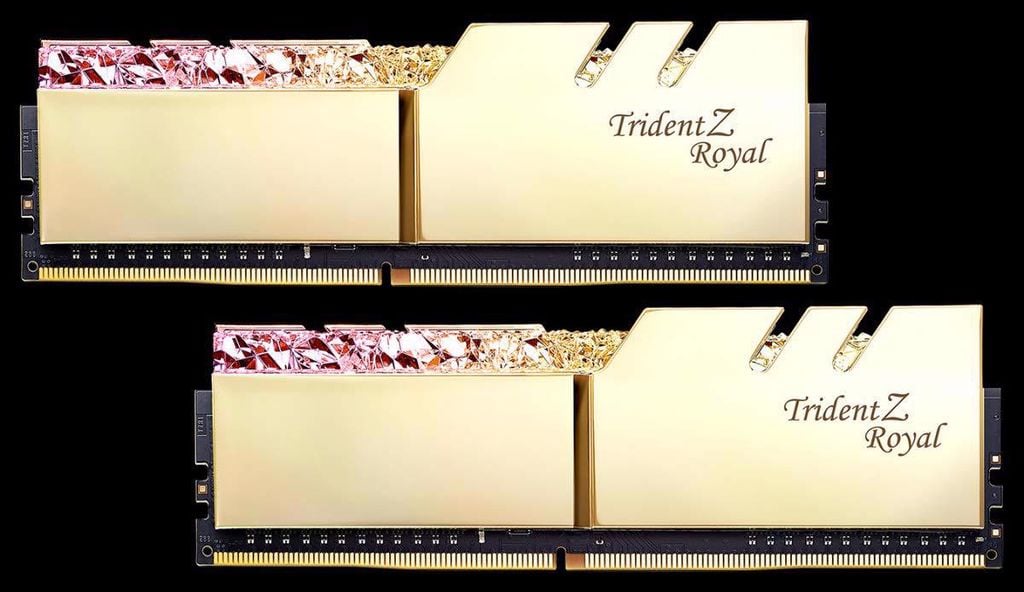 Ram 16GB DDR4 Trident Z Royal Gold 3600MHz CL18-22-22-42