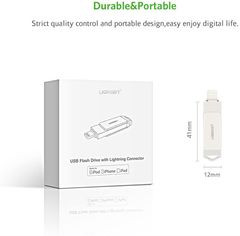 USB 64Gb UGREEN US200 Cổng USC2.0 + Ổ Flash đầu lightning cho iPhone/iPad 64gB