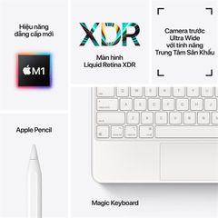 iPad Pro 12.9 M1 (512GB/12.9 inch/5G/Đen/2021) (ZA)
