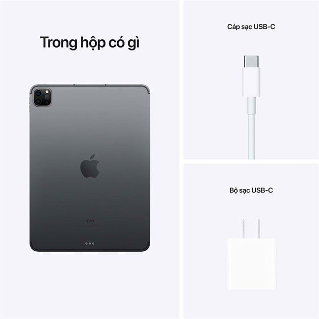 iPad Pro 12.9 M1 (512GB/12.9 inch/5G/Đen/2021) (ZA)