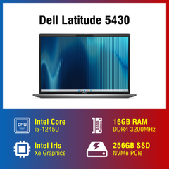Laptop - Máy tính xách tay Dell Latitude 5430 (i5-1245U/ RAM 16GB / SSD 256GB/ 14 Inch FHD/ Win 11 Pro) C730G B9F6QV3
