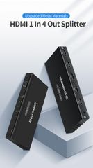 Bộ chia HDMI 1 ra 4 UGREEN 40202 hỗ trợ 4K