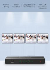 Bộ chia HDMI 1 ra 4 UGREEN 40202 hỗ trợ 4K