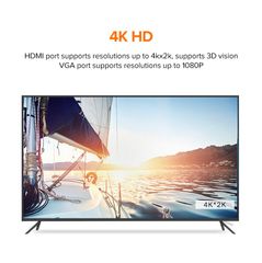 Bộ chuyển đổi Type C sang HDMI và VGA UGREEN MM123 hỗ trọ 4K@30hz, VGA Full HD