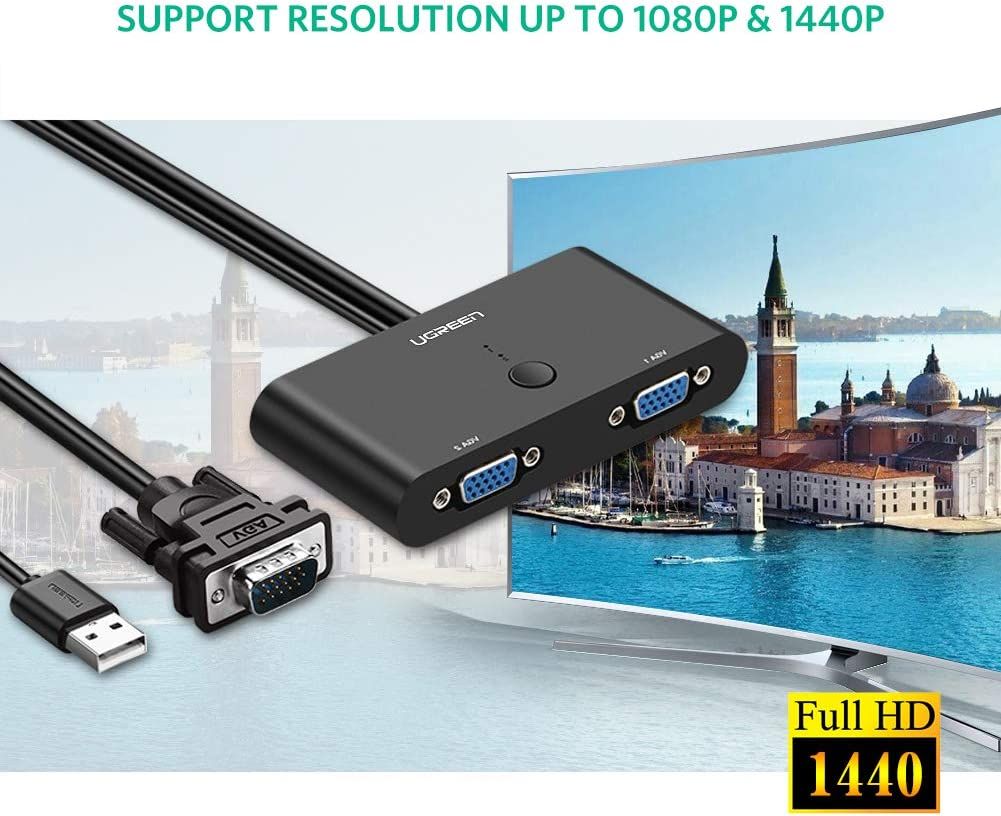 Bộ chuyển mạch VGA cao cấp Ugreen 30711