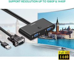 Bộ chuyển mạch VGA cao cấp Ugreen 30711