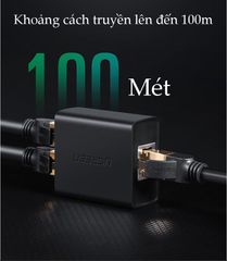 Bộ phân luồng tín hiệu IPTV và LAN RJ45 2 vào 1 chính hãng Ugreen