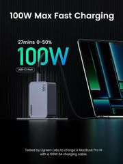 Bộ sạc GaN UGREEN 100W Nexode Pro X757 2C1A
