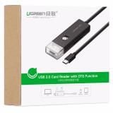 Dây Micro USB sang USB 2.0 hỗ trợ 3 chức năng trong 1 (Đọc thẻ SD/TF – Sạc và truyền dữ liệu – OTG) UGREEN 30518
