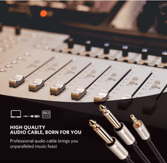 Cáp chia 1 đầu 3.5mm sang 2 đầu 6.5mm UGREEN AV126