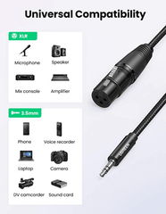 Cáp Audio 3.5mm sang Canon Female (XLR) UGREEN AV182