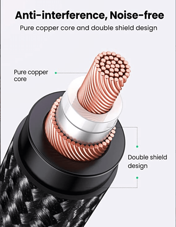 Cáp Audio 3.5mm sang Canon Female (XLR) UGREEN AV182