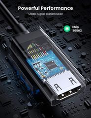 Cáp chuyển Displayport sang HDMI 4k@60Hz Ugreen 70694