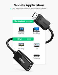 Cáp chuyển Displayport sang HDMI 4k@60Hz Ugreen 70694