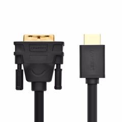 Cáp HDMI sang DVI-D 24+1 dài 1.5M UGREEN HD106 11150 (Đen)
