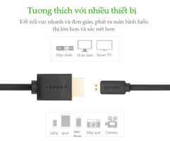 Cáp chuyển Micro HDMI Type D sang HDMI Type A Dài 1-3M UGREEN HD127