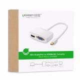 Bộ chuyển mini DP sang HDMI và VGA UGREEN MD108