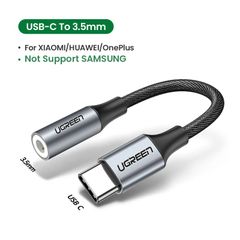 Cáp chuyển Type C sang 3.5mm UGREEN AV142 Không chip DAC