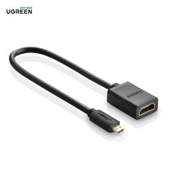 Cáp chuyển đổi micro HDMI đực sang HDMI cái dài 20cm UGREEN 20134