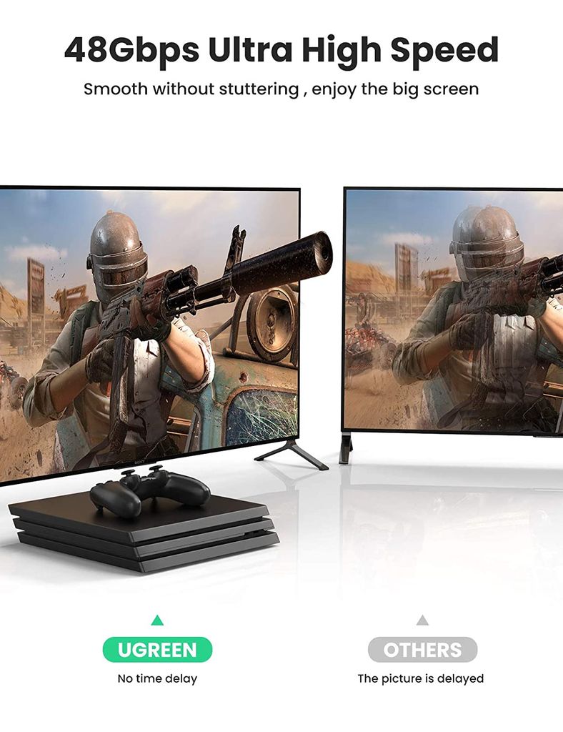 Cáp HDMI 2.1 dây dẹt bện UGREEN HD145