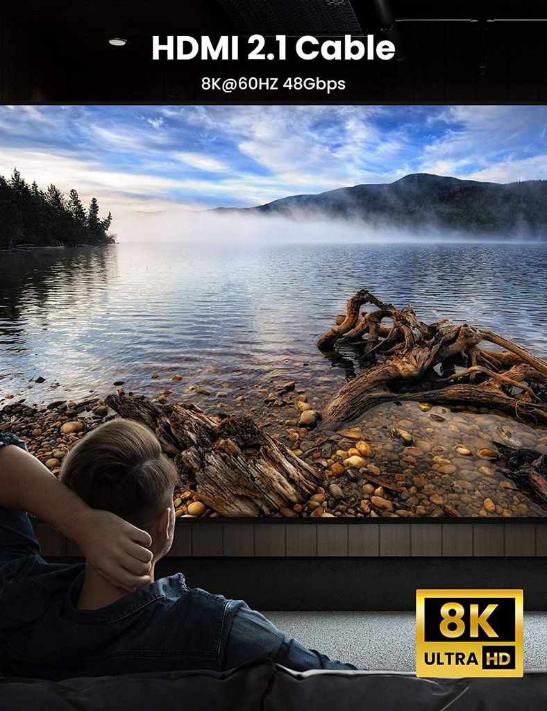 Cáp HDMI 2.1 dây dẹt bện UGREEN HD145