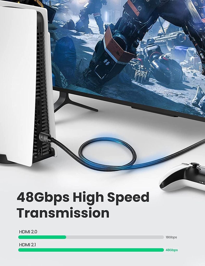 Cáp HDMI 2.1 hỗ trợ 8K UGREEN HD150
