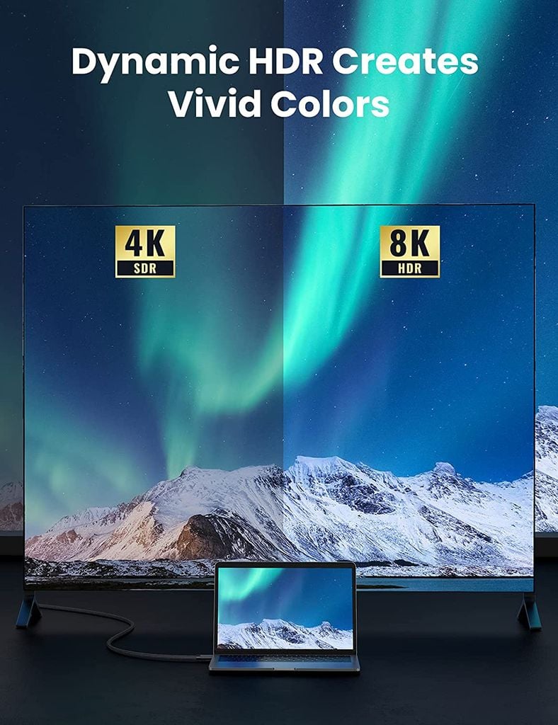 Cáp HDMI 2.1 hỗ trợ 8K UGREEN HD150