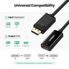 Cáp chuyển Displayport sang HDMI 4K*2K@30Hz Ugreen 40363