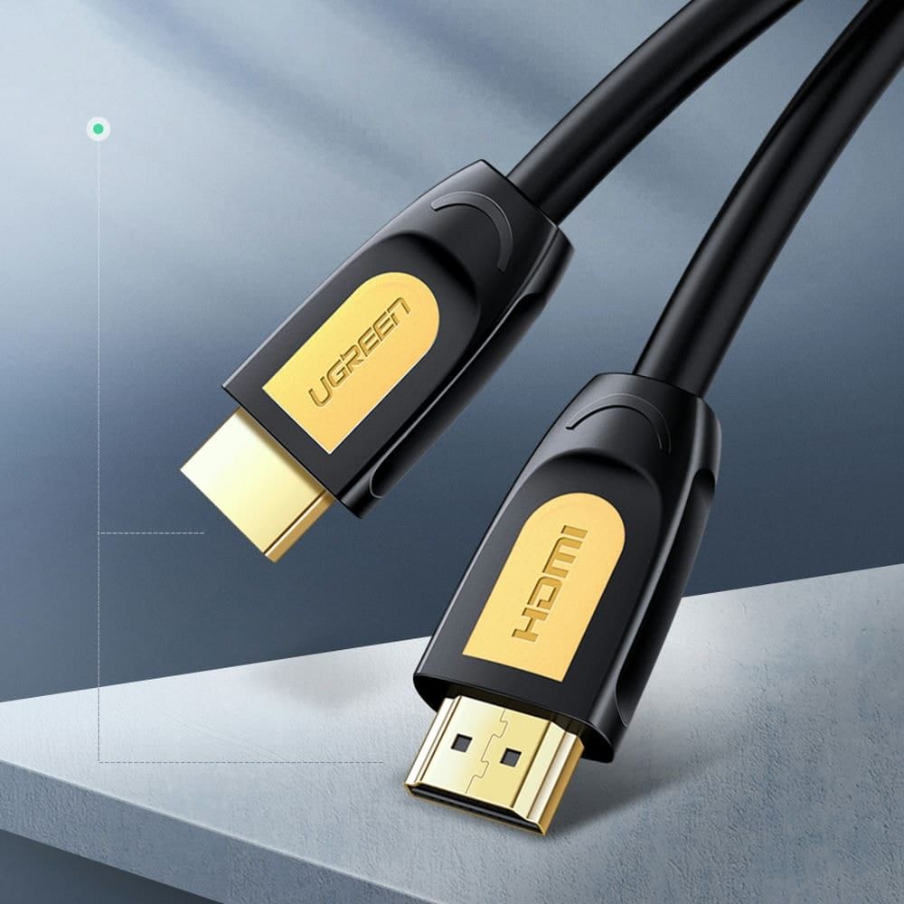 Dây cáp HDMI 2.0 tròn UGREEN HD101 lõi đồng 19+1 hỗ trợ 4K60Hz