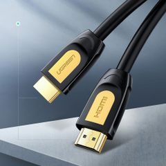 Dây cáp HDMI 2.0 tròn UGREEN HD101 lõi đồng 19+1 hỗ trợ 4K60Hz