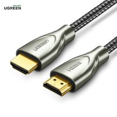 Cáp HDMI 2.0 UGREEN HD131 Dây Carbon chuẩn 4K/60Hz dài từ 1-5m
