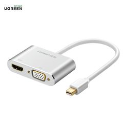 Cáp chuyển Mini DisplayPort sang HDMI và VGA UGREEN MD115 Mini DP sang HDMI, Mini DP sang VGA