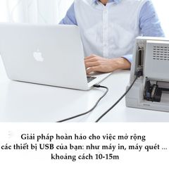 Cáp máy in Ugreen tích hợp IC khuyếch đại