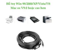 Cáp máy in Ugreen tích hợp IC khuyếch đại