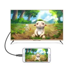 Cáp MHL Micro USB (11pin) sang HDMI dài 2M UGREEN MH102 – 20139 (màu đen).