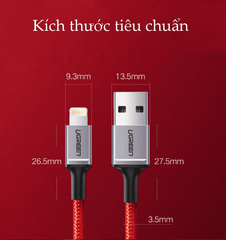 Cáp sạc nhanh iPhone UGREEN US293 Chuẩn MFi, truyền dữ liệu