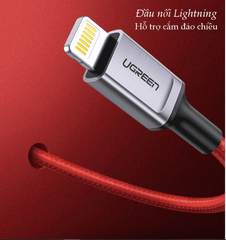 Cáp sạc nhanh iPhone UGREEN US293 Chuẩn MFi, truyền dữ liệu