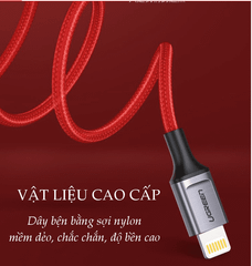 Cáp sạc nhanh iPhone UGREEN US293 Chuẩn MFi, truyền dữ liệu