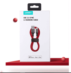 Cáp sạc nhanh iPhone UGREEN US293 Chuẩn MFi, truyền dữ liệu